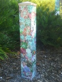 Echeveria Garden Art Peace Pole